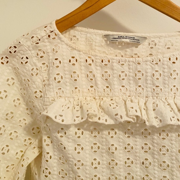 Zara white blouse - Picture 2 of 2